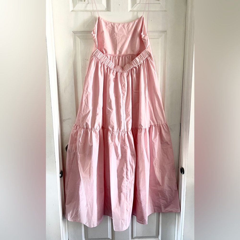 Commense Solid Backless Long Dress - Picture 11 of 15